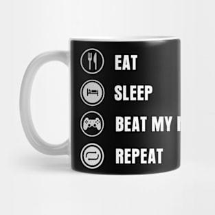 Eat Sleep Beat My Meat Repeat Mug